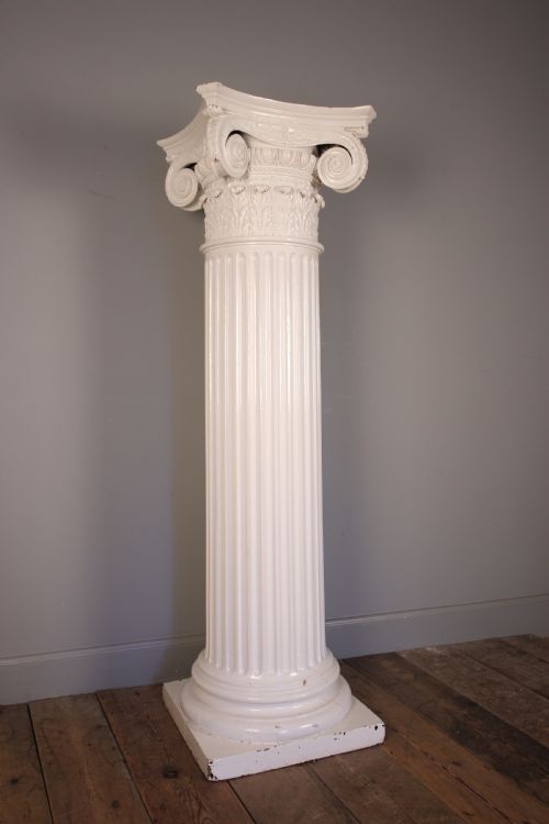 Country House 19th Century Ionic Column Jardiniere Stand