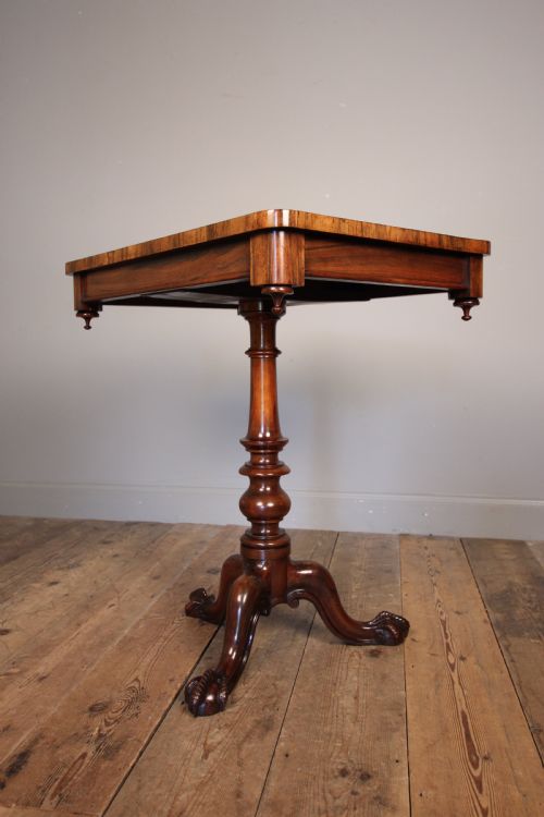 Gillows Goncalo Alves Tripod Table