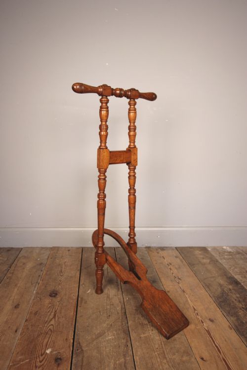 Lovely 19th C. Oak Boot Jack