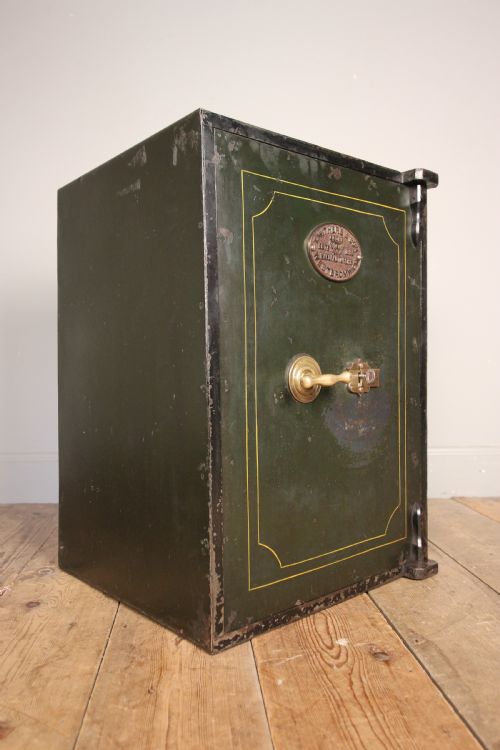 19th C. Cast Iron Safe by T. Withers & Sons
