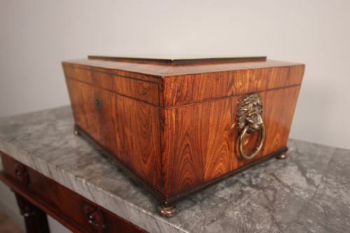Wonderful Regency Tulipwood Box by Edwards of London