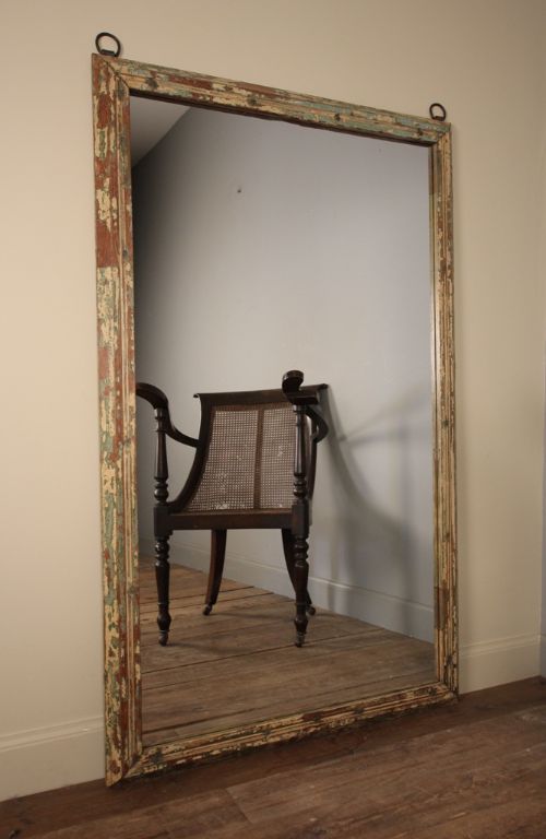 Distressed Late 19th C. Mirror