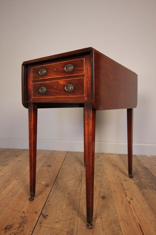 George III Mahogany Baby Pembroke Table