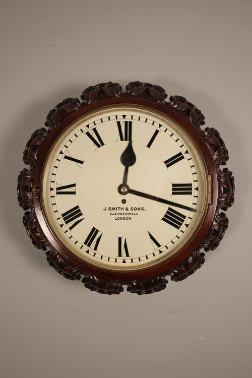 fig 1. Superb London Dial Clock by Smith & Sons, Clerkenwell