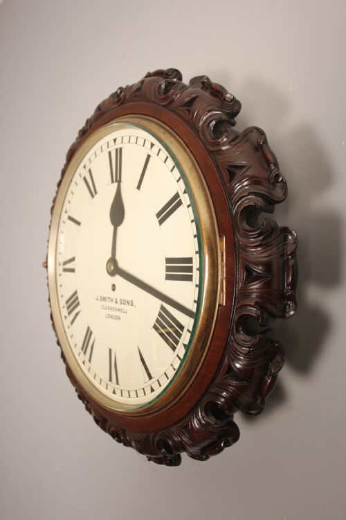 fig 2. Superb London Dial Clock by Smith & Sons, Clerkenwell