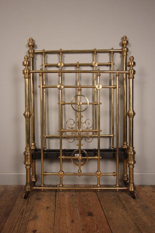 Stunning Maple & Co Brass Single Bed (3 Ft)