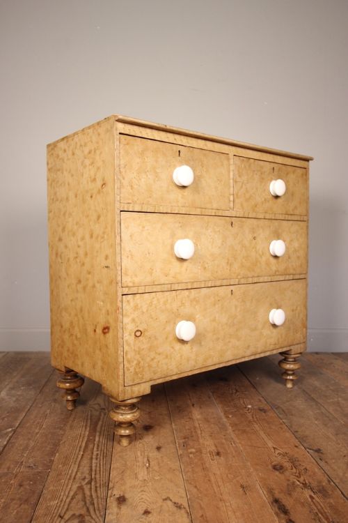 Small Victorian Chest in Original Paint