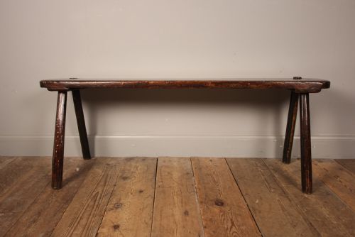 Primitive Bench in Original Paint