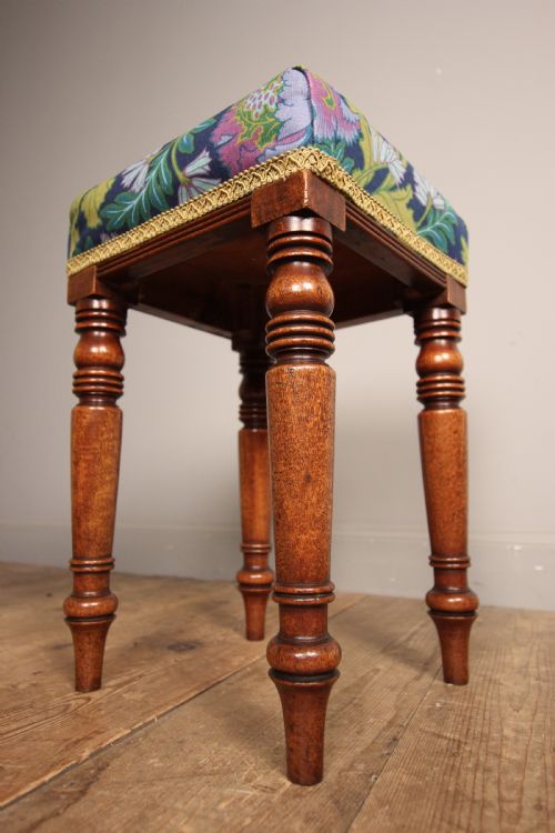 George III Mahogany Stool