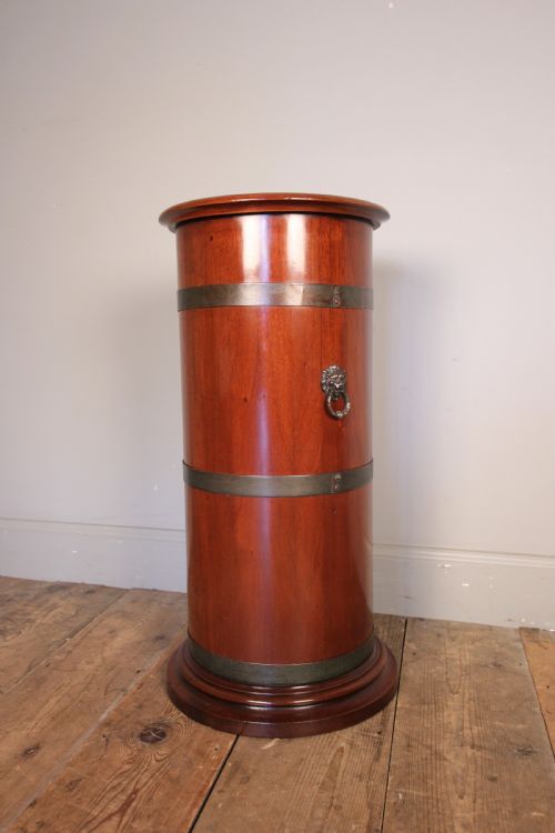 19th C Country House Mahogany Umbrella / Stick Stand