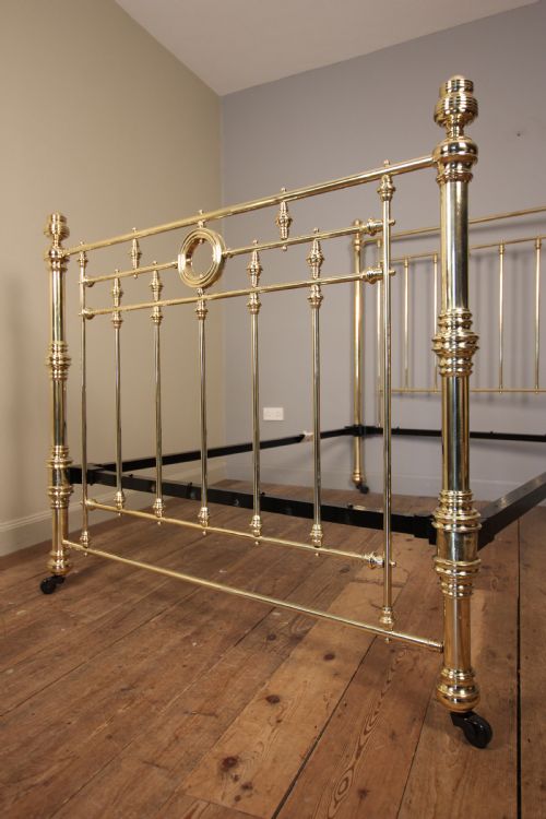 Superb Victorian Brass Double Bed (4 Ft 6")