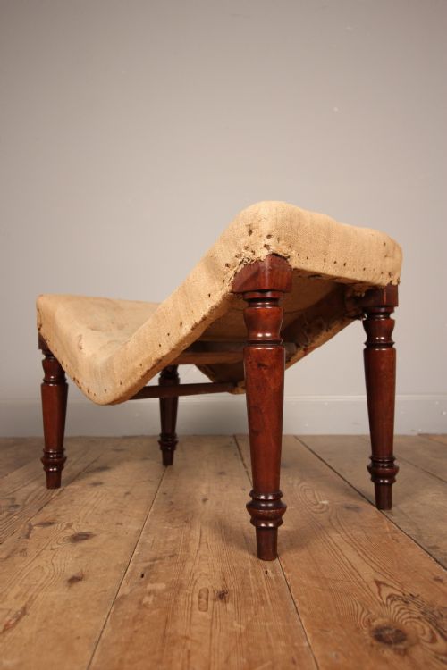 George IV Mahogany Gout Foot Stool