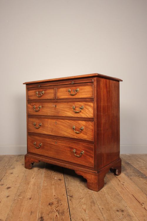 Small 18th C. Mahogany Chest of Drawers