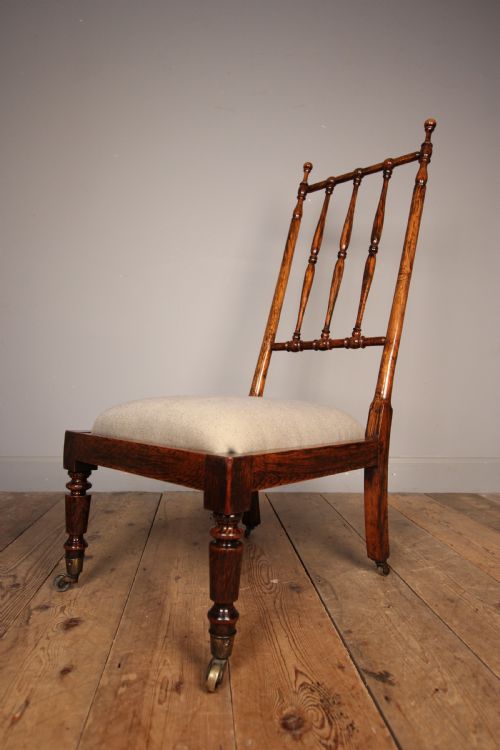 Small and Stylish Rosewood Occasional Chair