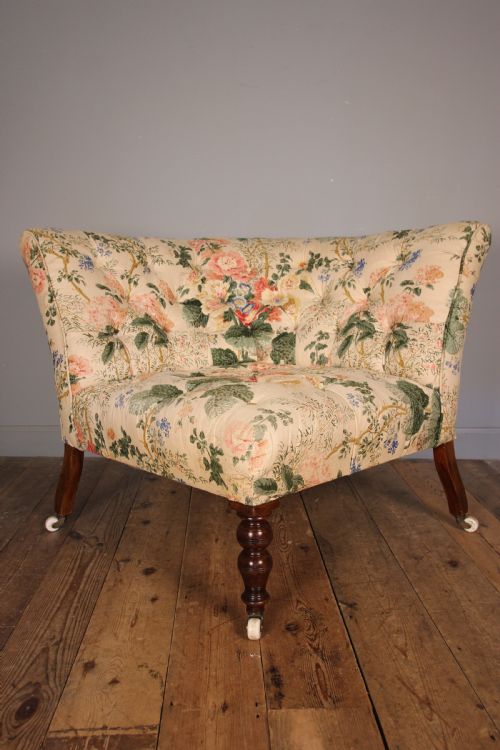 Beautiful Large 19th C Corner Chair