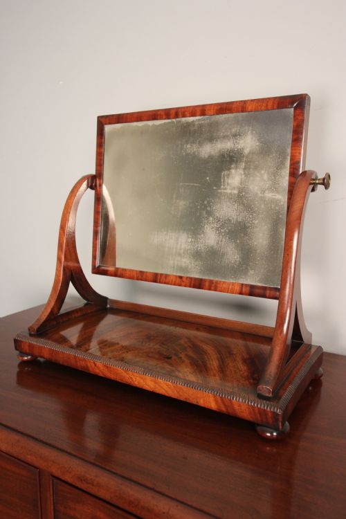 Superb Small Regency Table Top Mirror