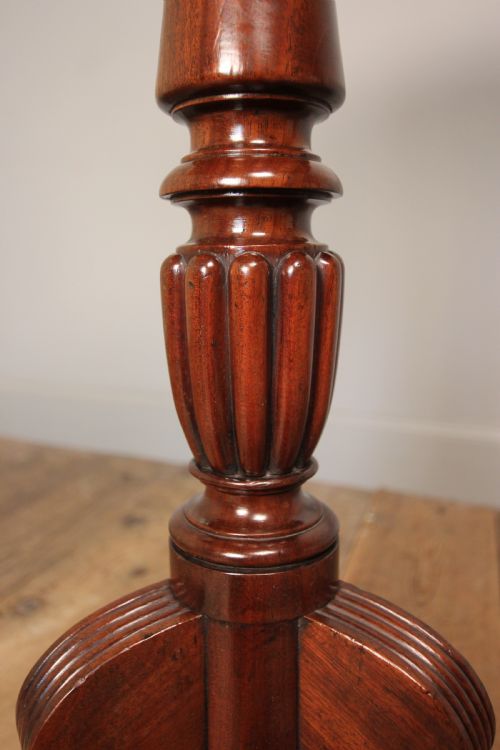 fig 2. Gillows Mahogany Tilt Top Occasional Table