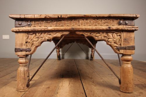 Large 19th C. Indian Coffee Table