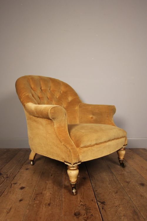 Superb Quality 19th C Gilt & Gesso Armchair