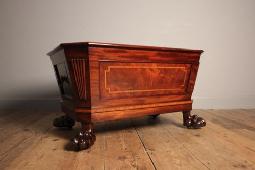 George III Mahogany Cellarette Wine Cooler