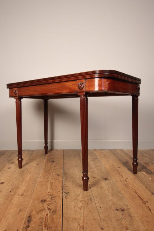 Beautiful Regency Mahogany Card Table