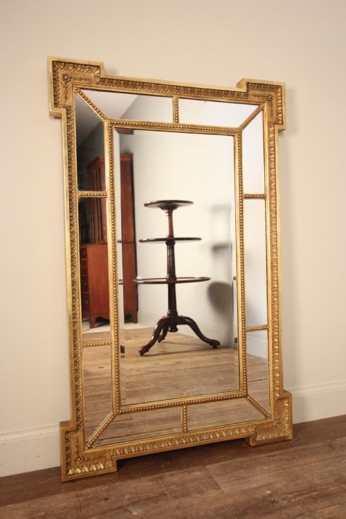 19th Century Giltwood Margin Mirror