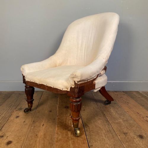 Miles and Edwards Rosewood Slipper Chair