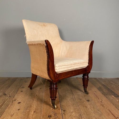 Regency Bergere Library Chair