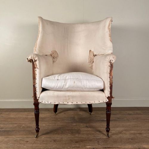 18th Century Mahogany Gillows Barrel Back Chair