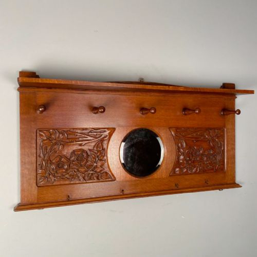 Stunning Arts & Crafts Hall Mirror - Manner of Arthur Simpson