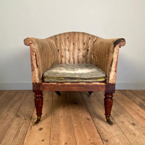 Large George IV Mahogany Tub Chair