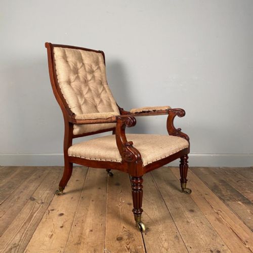George IV Gillows Mahogany Armchair