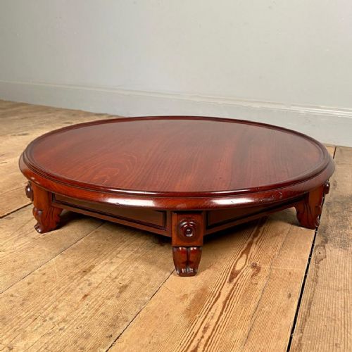 Super Quality Large Mahogany Lazy Susan