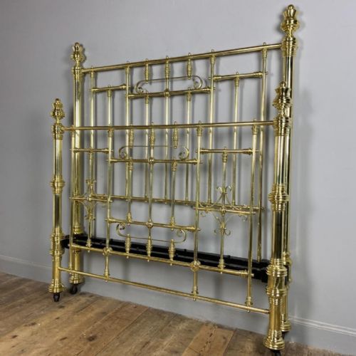 Hoskins & Sewell Double Lacquered Brass Bed