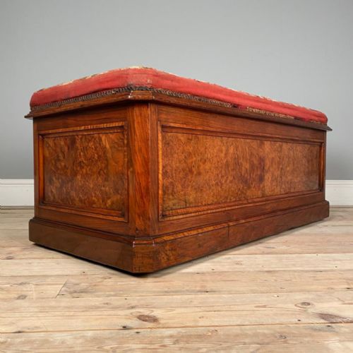 Stunning Burr Walnut Ottoman