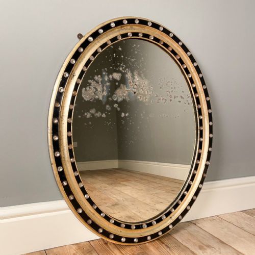 Irish Regency Oval Mirror