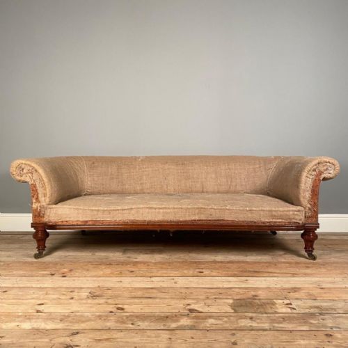 Holland & Sons Walnut Chesterfield Sofa