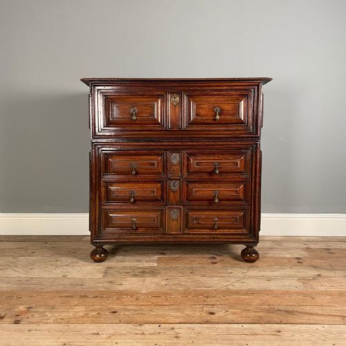 17th Century Charles II Walnut Chest of Drawers