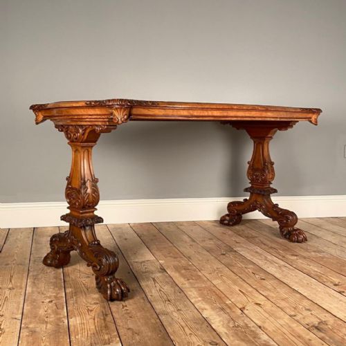 Exhibition Quality Gillows Walnut Library Table