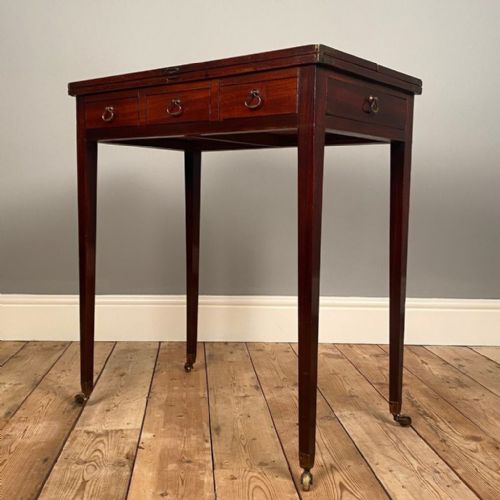 18th C. Small Mahogany Patience Table