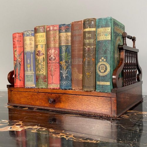 fig 1. Regency Rosewood Book Carrier attributed to Gillows