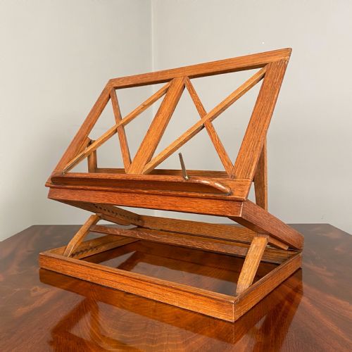 19th C English Oak Book Rest