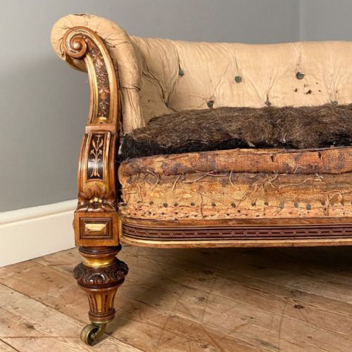 fig 1. Rare 19th Century Sofa by Johnstone & Jeanes