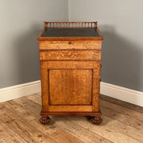 GILLOWS OAK EBONY DAVENPORT - ADDITIONAL PHOTO 1