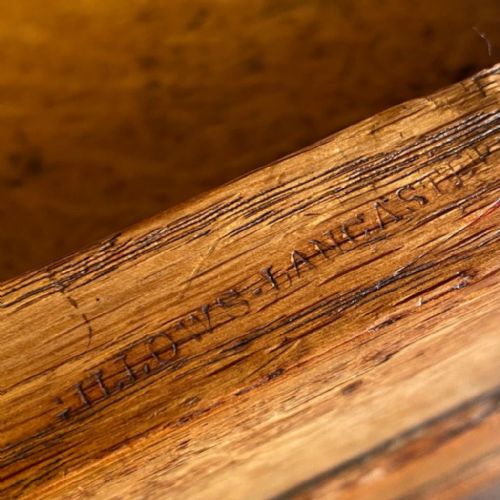 GILLOWS OAK EBONY DAVENPORT - ADDITIONAL PHOTO 5