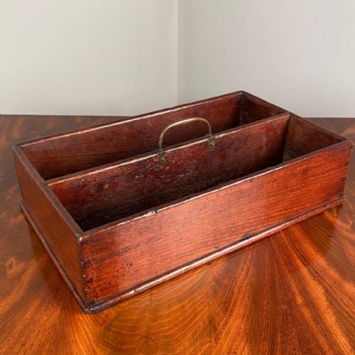18th C Mahogany Cutlery Tray