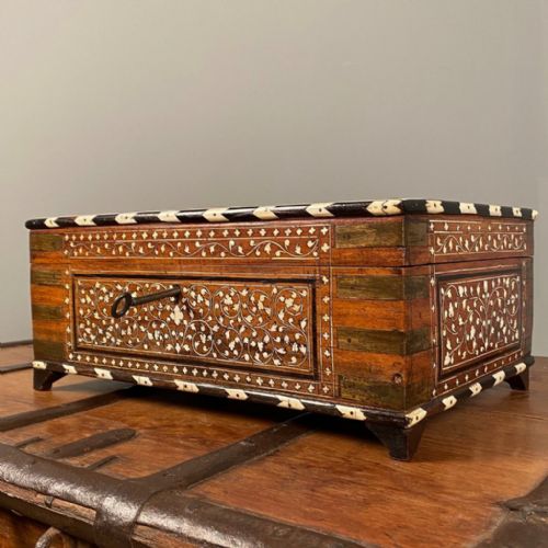 19th C Hoshiarpur Inlaid Box