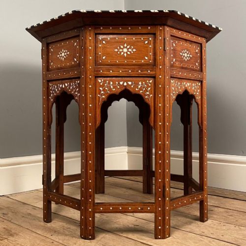 Beautiful Large 19th C Hoshiarpur Table