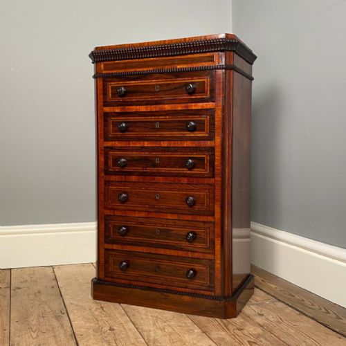 Small Rosewood Pillar Chest