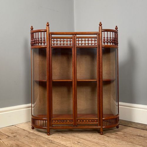 Liberty & Co Walnut Glazed Wall Cabinet